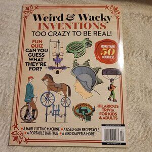M214. Weird & Wacky Inventions Too Crazy To Be Real! Magazine